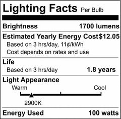 SATCO S3107 100W T4 Dimmable Halogen Light Bulb with Mini Base