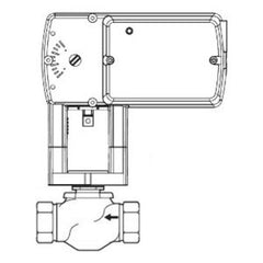 SCHNEIDER ELECTRIC Schneider Electric VS-7253-804-4-07 Globe Valve Assembly 2 Way 1 in.