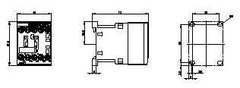 Siemens 3RT20151BB41 24 VDC 7 Amp 3-Pole 1NO Screw Terminal IEC Contactor