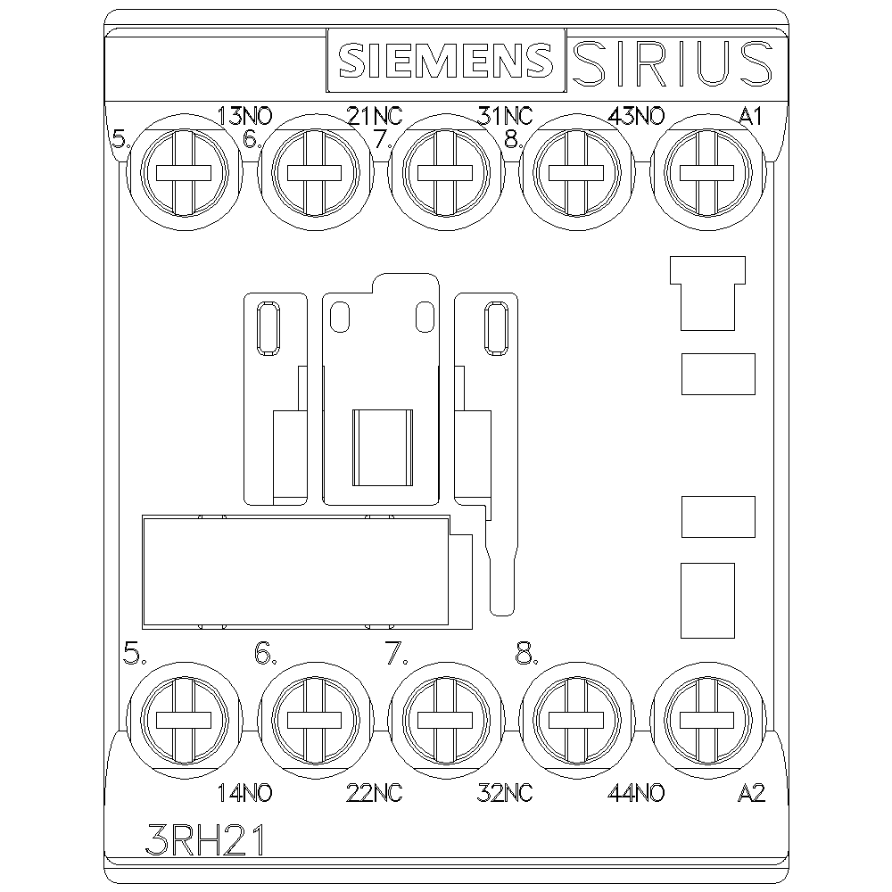 SIEMENS 3RH21221AK60 CONTACTORS