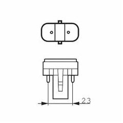 SIGNIFY Signify 146712 PL-S (SHORT) PL-S 5W827/2P/ALTO 10PK