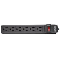 TRIPP LITE Tripp Lite PS66B Power It! 6-Outlet Power Strip, 120 VAC, 15 A, 6 ft Cord, Surface Mount