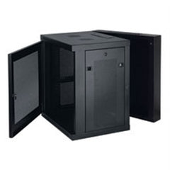 TRIPP LITE Tripp Lite SRW12US 12U Low-Profile Wall-Mount Rack Enclosure Cabinet, Double Hinge, Removable Side Panels