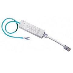 Tripp Lite DNET1 In-Line Dataline Surge Protector, 750 A 120 to 230 VAC