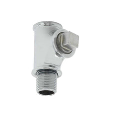 T&S Brass B-TEE-RGD Rigid Tee Assembly, Chrome Plated