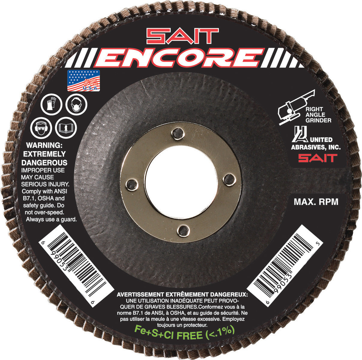 UNITED ABRASIVES SAIT 71209 ABRASIVE HAND PADS