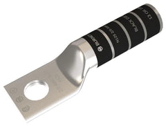 BURNDY Burndy YA26N 2/0 AWG CU, One Hole, 1/2 Stud Size, Long Barrel, Internal Chamfer, Tin Plated, UL/CSA, 90?C, Up to 35kV, BLACK Color Code, 13 Die Index