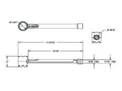 AquaStar VSJW102 Socket and Jet Removal Tool for Most Major Brand Return Fittings
