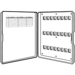 LUCKY LINE LUCKY LINE 61000 Key Organizer Cabinet 24 Hooks Replacement MPN