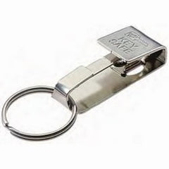 Lucky Line 47601 Key Safe Carrier 2 Length Steel Nickel Plated With 1-1/8 Nickel Plated Tempered Steel Split Ring