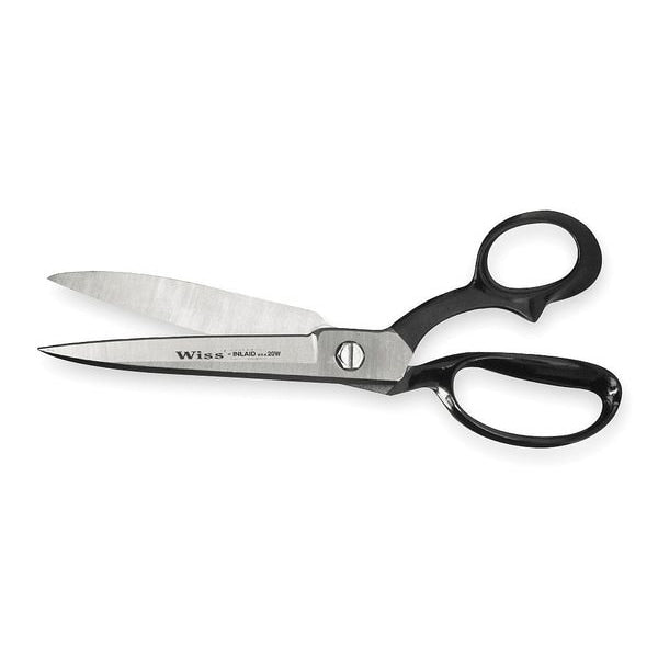 CRESCENT CRESCENT/WISS W22W Inlaid Wide Blade Bent Handle Industrial Shears 12.5 Overall Length