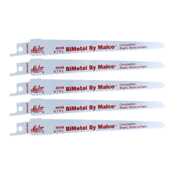 MALCO 4KH8 SAW BLADES