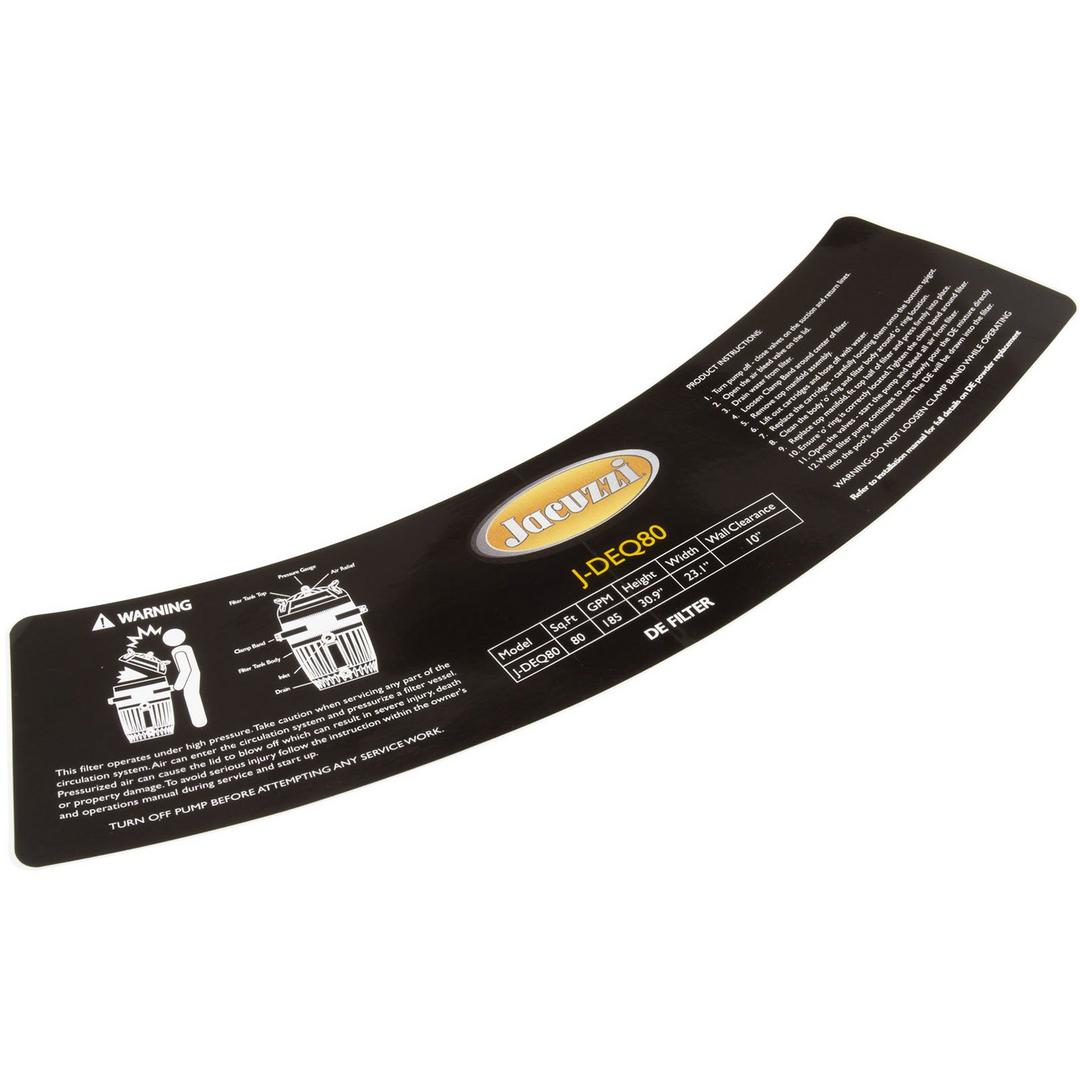 JACUZZI LABEL446 AIR CLEANER REPLACEMENT PARTS