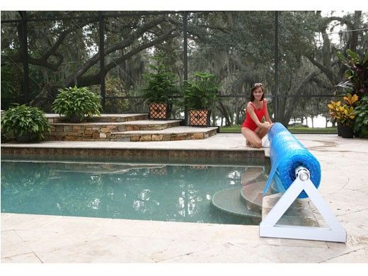GLI POOL PRODUCTS GLI 55-2004HU-CRS Hurricane Inground Pool Complete Reel System Conversion Base and 4 Tube Kit