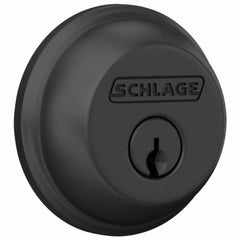 SCHLAGE Schlage Lock Co B60NV622 Single Cylinder Deadbolt Matte Black