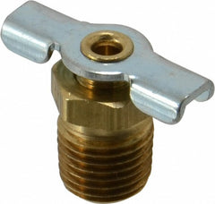PARKER Parker DC602-4 Drain Cock Shutoff Valve Nptf Brass