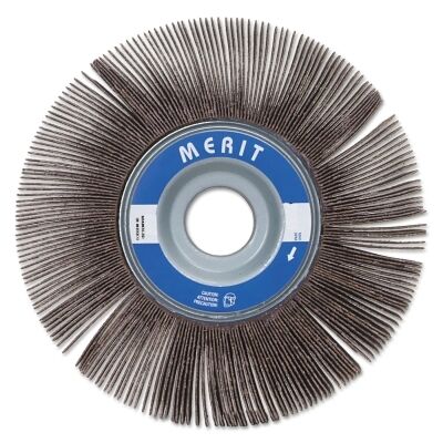 MERIT BRASS Merit Abrasives 8834122058 High Performance Flap Wheels 4 in x 2 in 120 Grit 12,000 rpm
