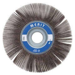 MERIT BRASS Merit Abrasives 8834122058 High Performance Flap Wheels 4 in x 2 in 120 Grit 12,000 rpm