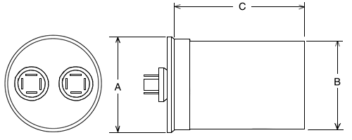RHEEM 43-101666-74 CAPACITORS