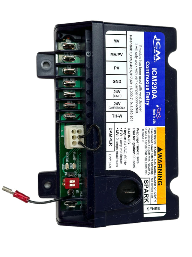 ICM CONTROLS ICM290A POWER SUPPLY CONTROL BOARDS