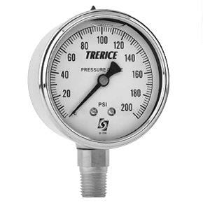 TRERICE D82LFB2502LA1000 PRESSURE GAUGES