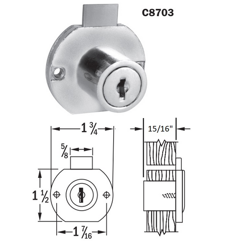 NATIONAL CABINET LOCK C8703-KD-14A PIPE FITTINGS