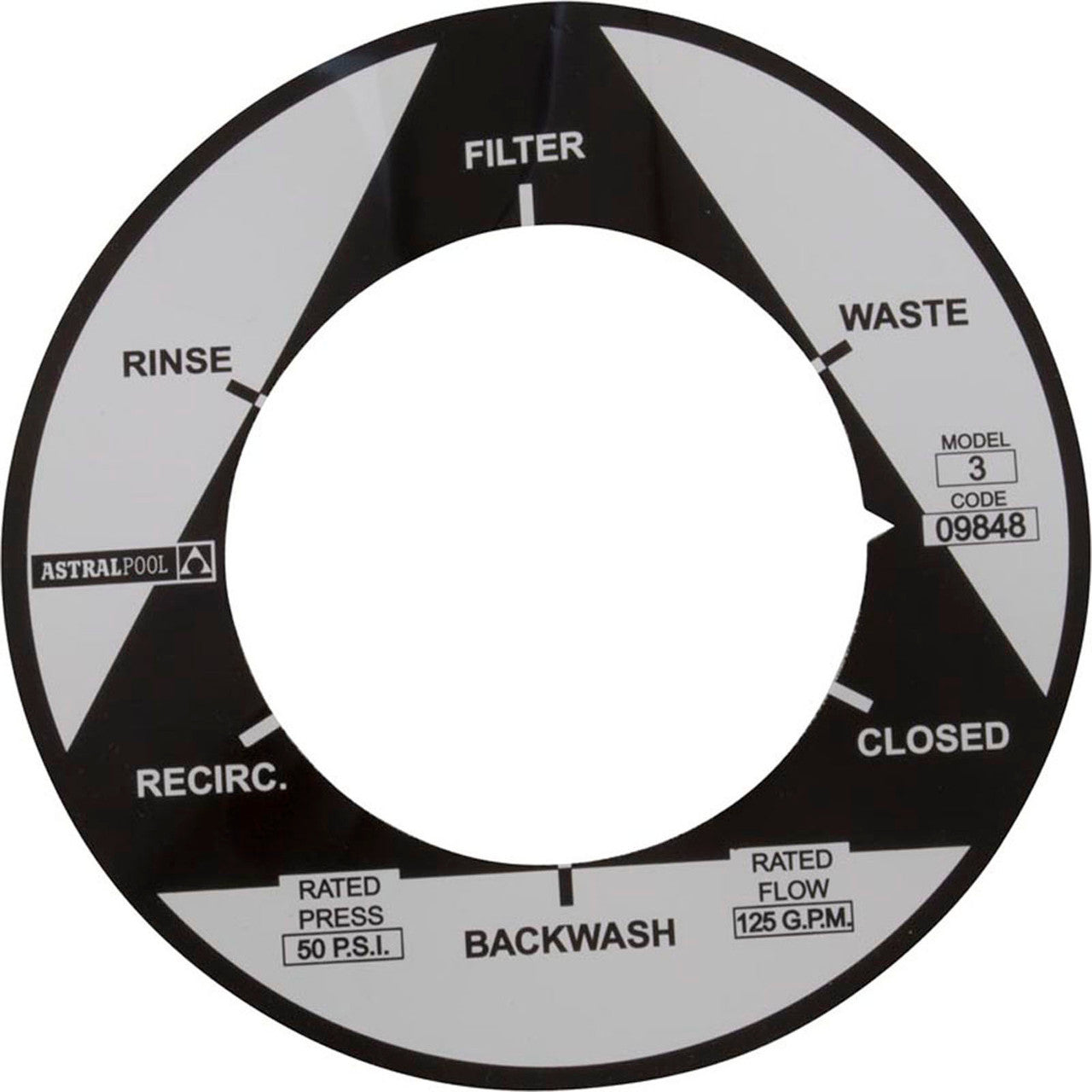 ASTRAL PRODUCTS 09848R0201 ZONE VALVES