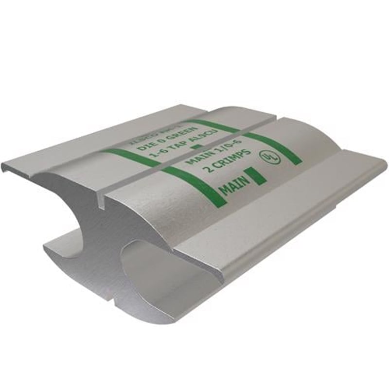 ILSCO ILSCO AH-2 Aluminum Compression Tap, Main Range 4/0-1, Tap Range 1-6