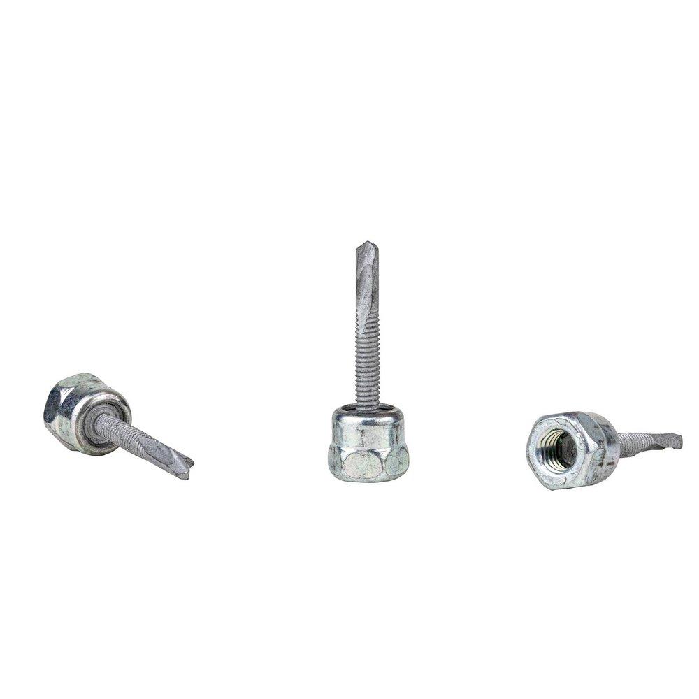 SAMMYS Sammys 8046957 TEK 1-1/2 x 7/32 in. Climaseal and Electroplated Zinc Steel Vertical Threaded Rod Anchor