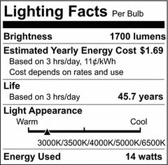 SATCO-NUVO Satco S11766 14 Watt, 4FT LED Lamp, T8, Color Selectable, G13 Base, 120-277 Volt