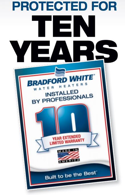 BRADFORD WHITE 415-53337-01 WATER HEATERS