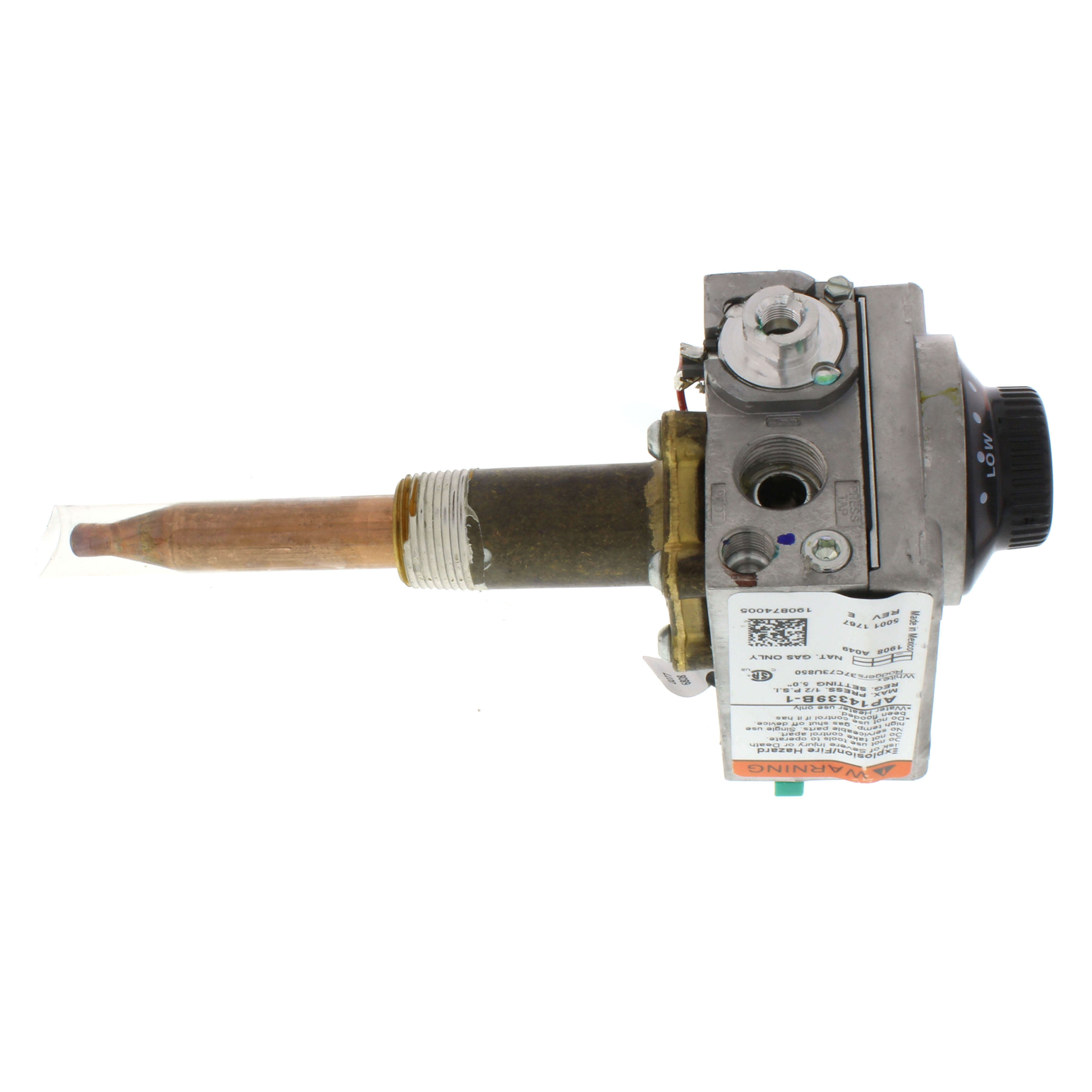 RHEEM Rheem SP14339B Control Valve for Rheem RHGPRO75F 75 Gallon Tall Natural Gas Residential Heavy Duty Water Heater