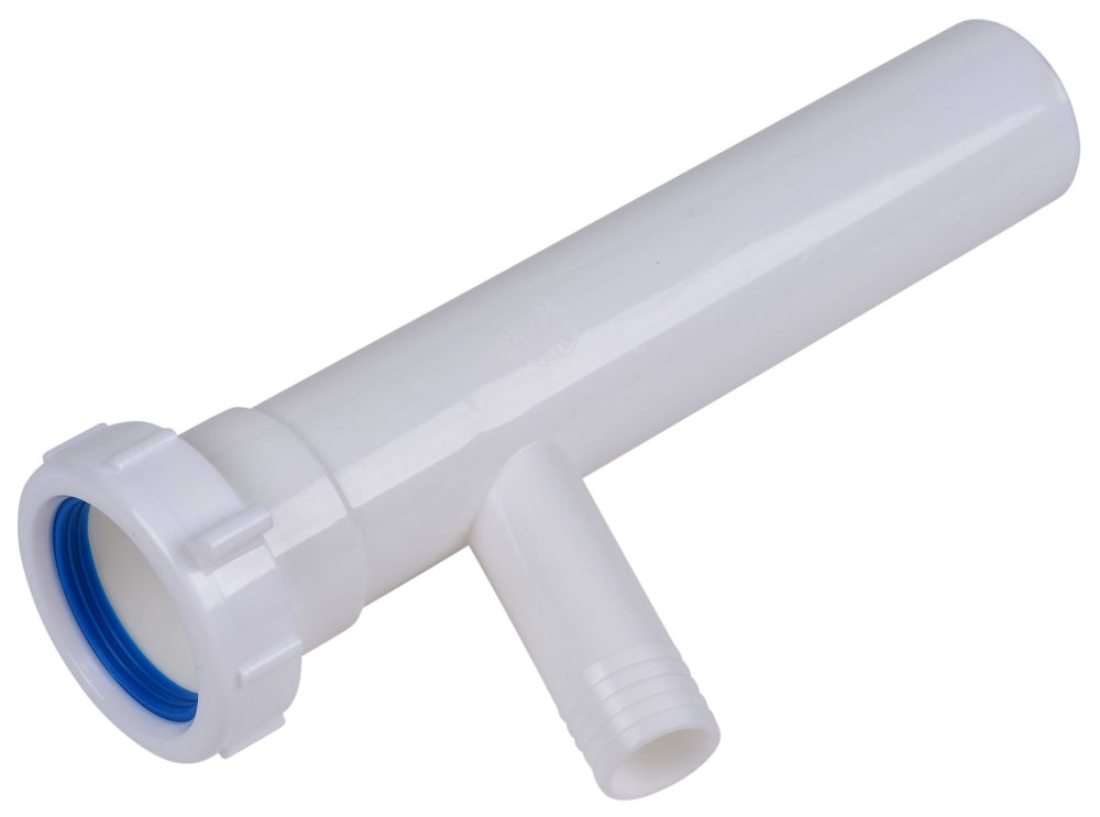 DEARBORN Dearborn PP9817 Tubular Branch Tailpiece 1-1/2 x 8 Slip Joint with 3/4 Branch