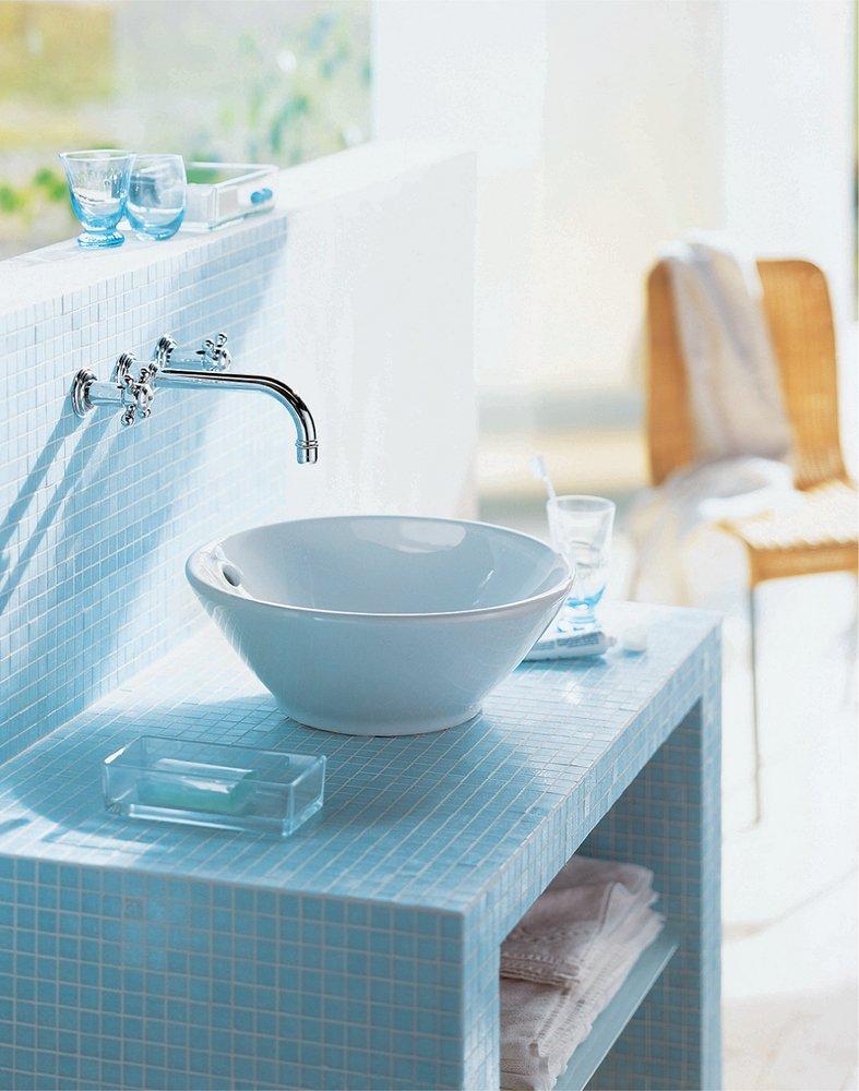 DURAVIT Duravit 0325420000 Bacino 16-5/8 x 16-5/8 in. Round Wall Mount Bathroom Sink