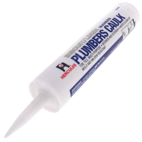 HERCULES Hercules 25-646 11 Fluid Oz Cartridge Plumbers Caulk Biscuit/Linen