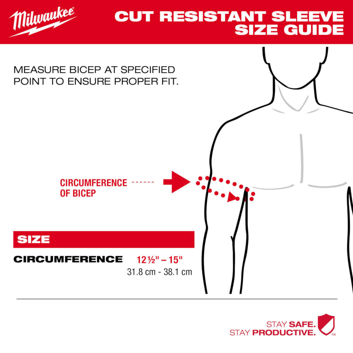 MILWAUKEE Milwaukee 48-73-9050 16 Cut Level 5 Protective Sleeves