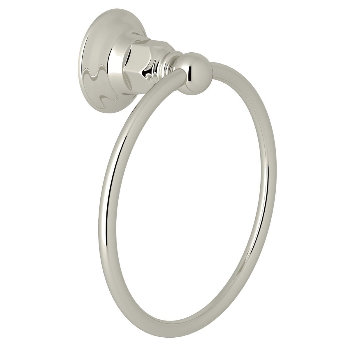 ROHL Rohl ROT4PN Campo Round Closed Towel Ring in Polished Nickel