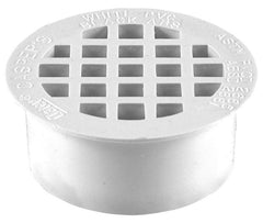 Oatey 43561 PVC Snap-In Drain 2 inch Socket Weld White