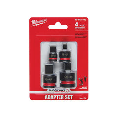 Milwaukee 49-66-6742 SHOCKWAVE Impact Duty 1/4-1/2 Drive Adapter Set
