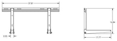 DiversiTech 230-B2M Hef-T-Bracket Wall Bracket for Condensing Unit 18 L with Replacement MPN