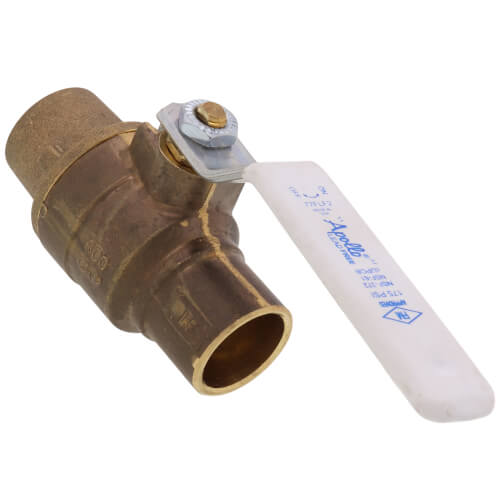 APOLLO VALVES Apollo Valves 77FLF20401 77FLF-200 Series 3/4 in. Brass Full Port Solder 600# Ball Valve