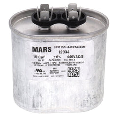 MARS 12034 Run Capacitor 15 mfd 440V Single Oval JARD