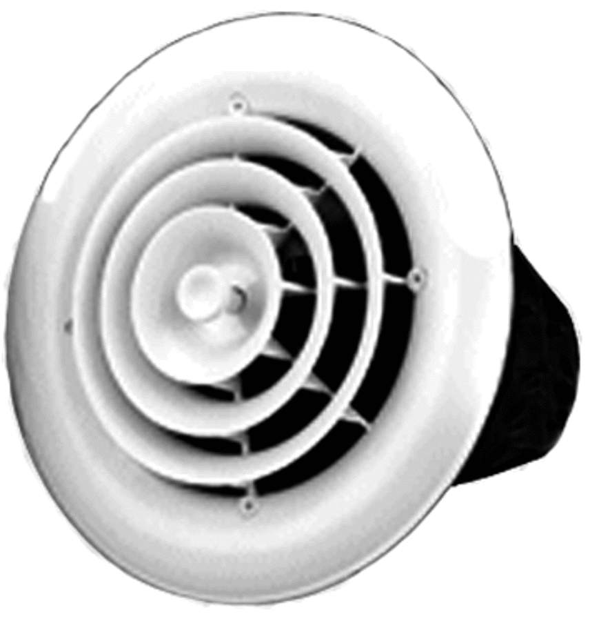 DAIKIN Rectorseal 81901 Diffuser, 6 Round Grille/Damper/Box Classic MV360S