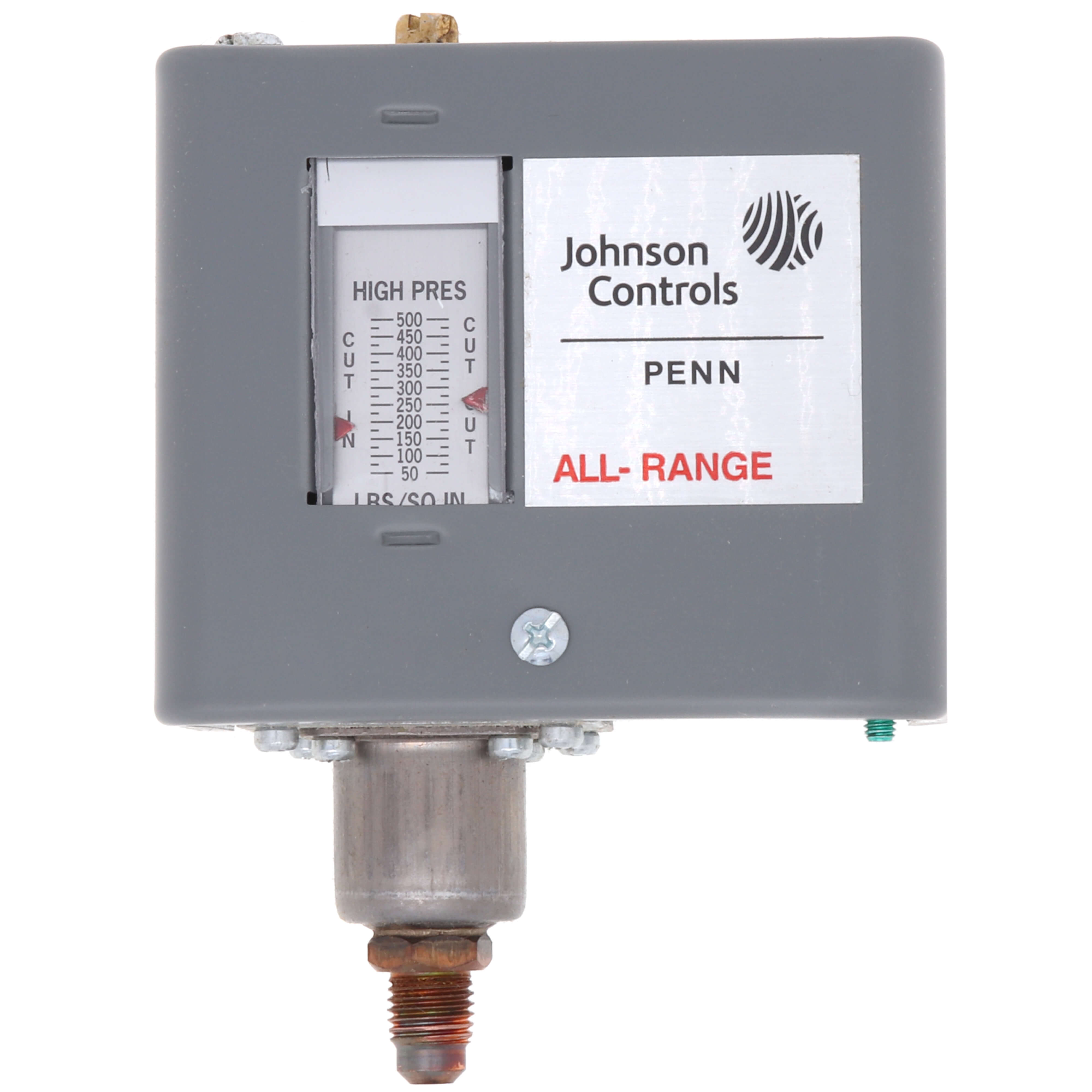 JOHNSON CONTROLS Johnson Controls P70CA-2C High Pressure Control 50-450 psi 1/4 Male Flare