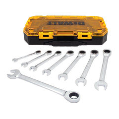 DeWalt DWMT74733 Tough Box 8Pc SAE Ratchet Combo Wrench Set