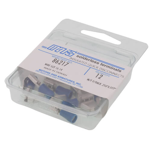 MARS Mars 86217 Solderless Terminal 16-14 1/4 Male/Fe Piggyback QD