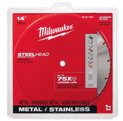 Milwaukee 49-93-7840 STEELHEAD Diamond Cut-Off Blade 14 In