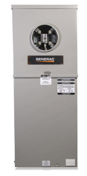 GENERAC Generac RBU200A3 200A Service Entrance Rated Upgradeable Integrated Meter Transfer Switch