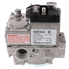 Robertshaw 720-007 Gas Valve 1/2 In Nominal 0.5 Psi Pressure Pilot Ignition 150000 Btu/hr Nominal