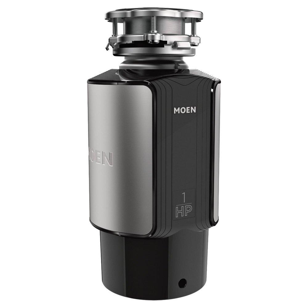 MOEN Moen GX100C GX Series 1 hp Continuous Feed Garbage Disposal with Pre-Installed Power Cord and SoundSHIELD Technology